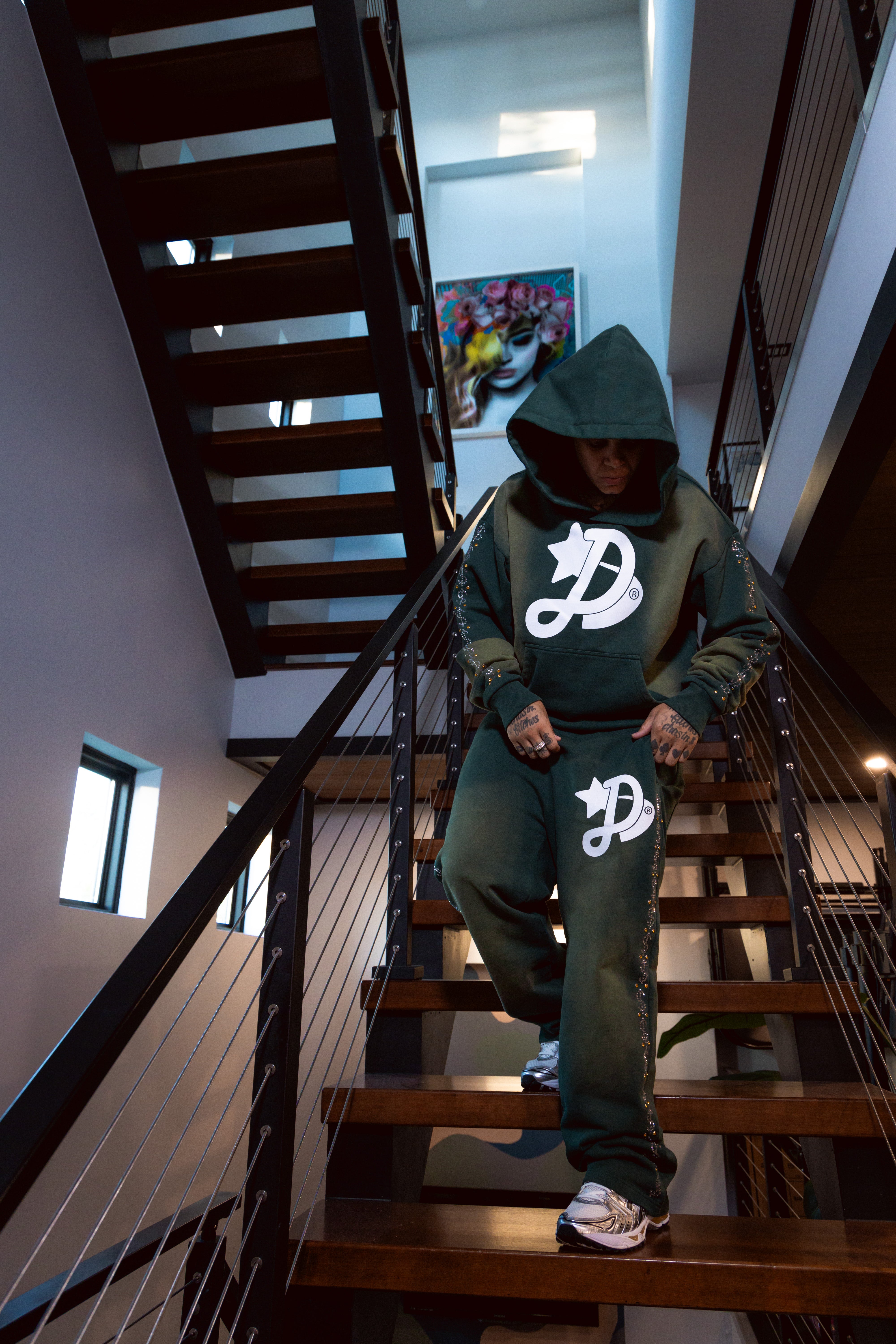 DF Rhine$tone Hoodie